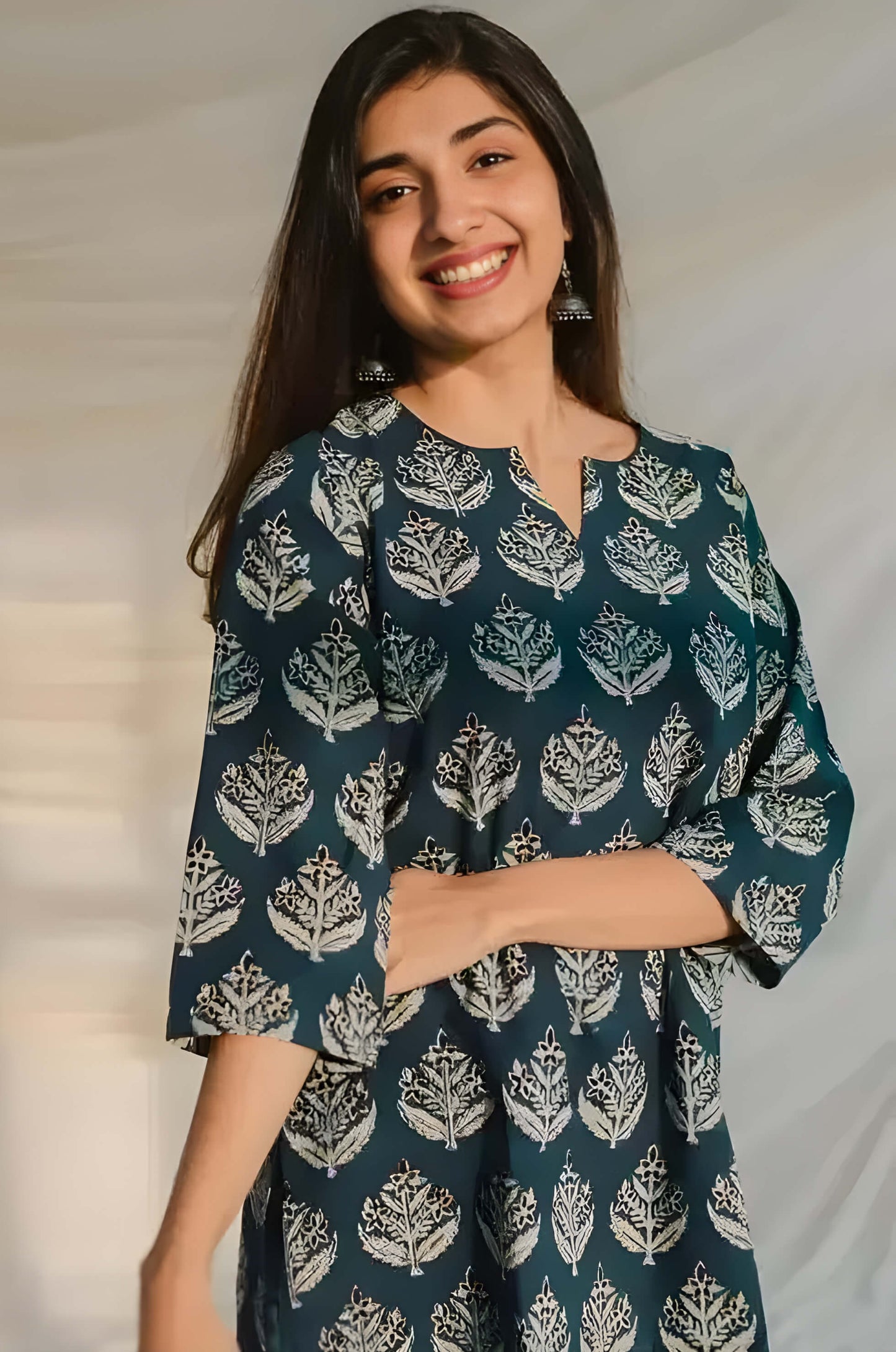 Trending Rayon Printed Short Kurta