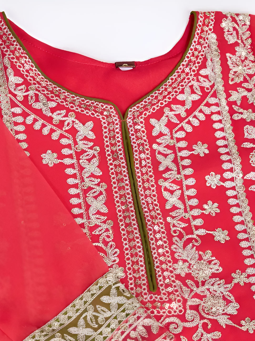 Embroidered Georgette Suits kurti with embroidered salwar and dupatta Set & Materials new designer havy embroidery work