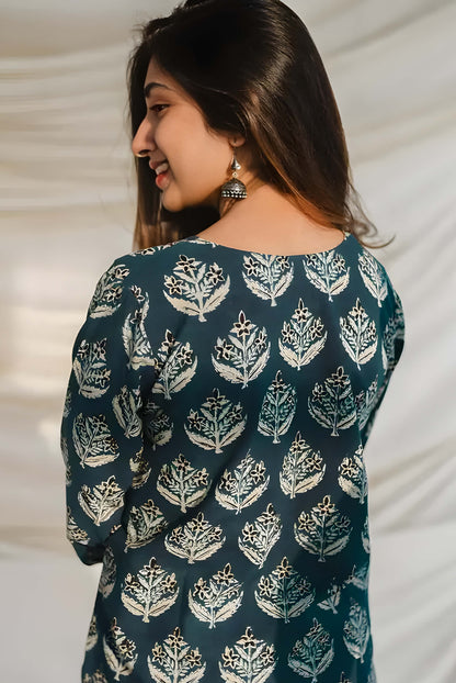 Trending Rayon Printed Short Kurta