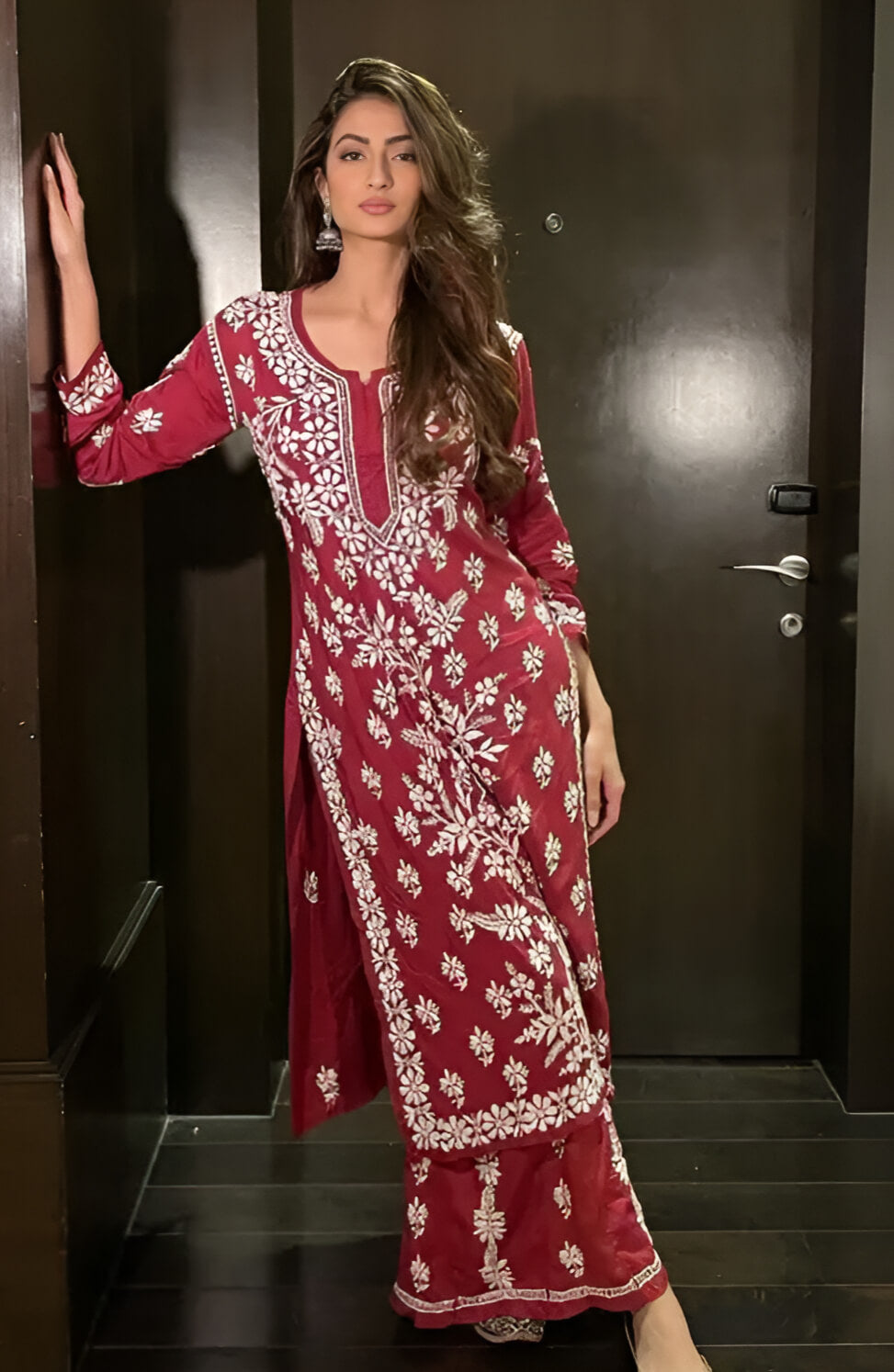 New Chikankari Exclusive Kurti_Pent Pair